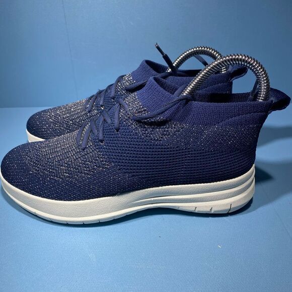 Fitflop Women Shoe Uberknit High Size 6M Slip On Sneaker Pre Owned - Picture 4 of 7